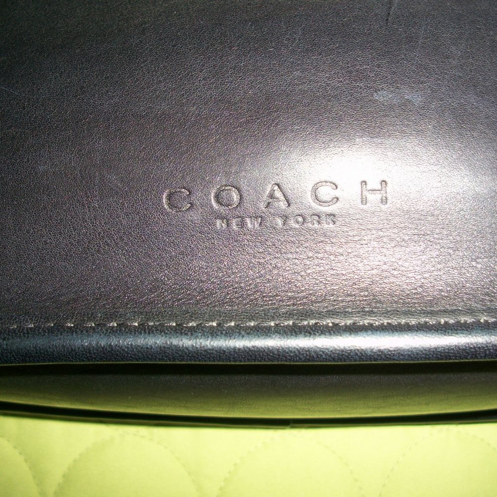Coach Vintage Dark Blue Tribeca Shopper /Crossbody Bag - Picture 3 of 15